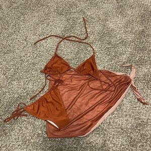 Nordstrom Bikini Set w/Matching Sarong